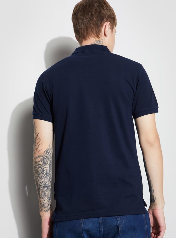 FAME FOREVER Striped Polo T-shirt