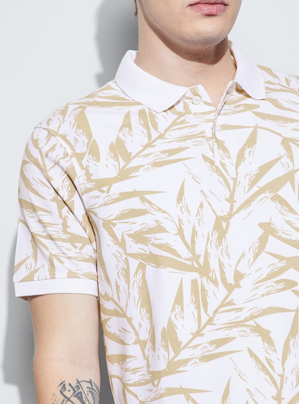 FAME FOREVER Printed Polo T-shirt