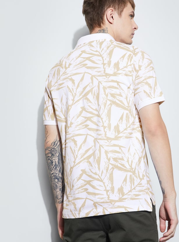 FAME FOREVER Printed Polo T-shirt