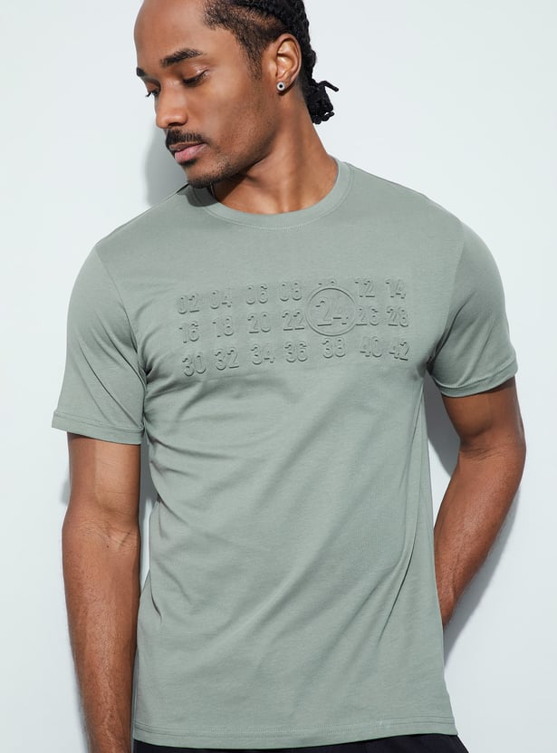 BOSSINI Embossed T-shirt