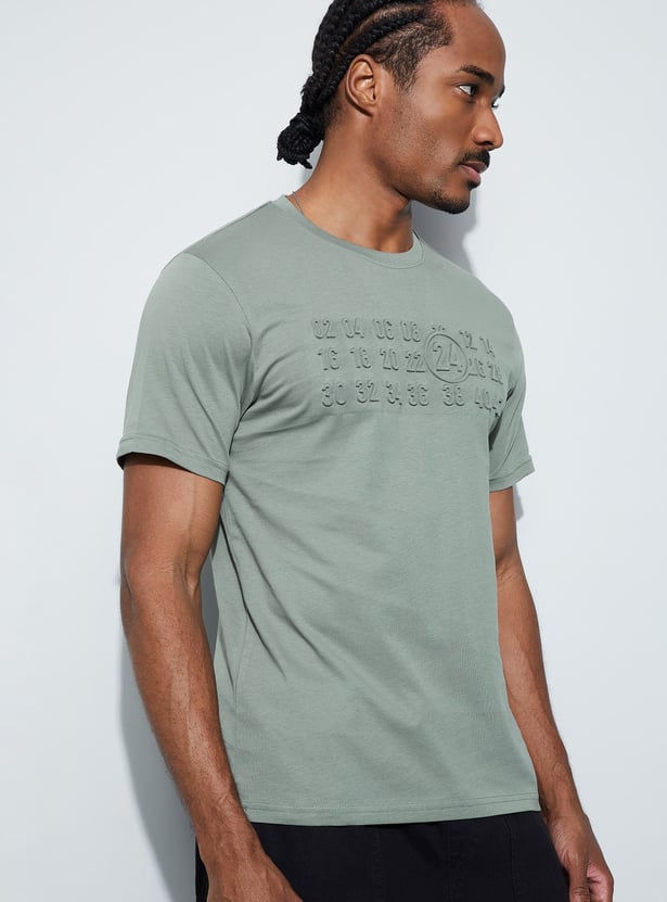 BOSSINI Embossed T-shirt