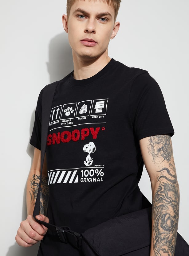 FAME FOREVER Snoopy Printed T-shirt