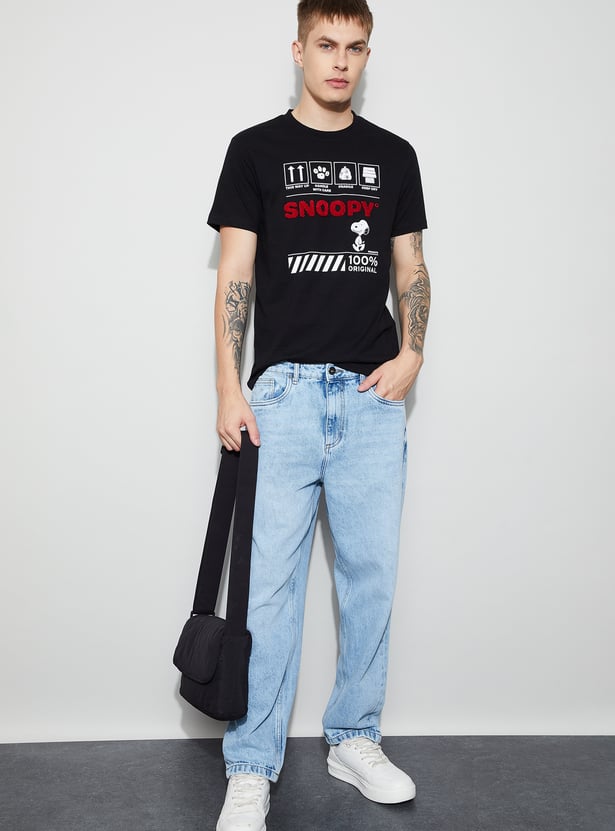FAME FOREVER Snoopy Printed T-shirt