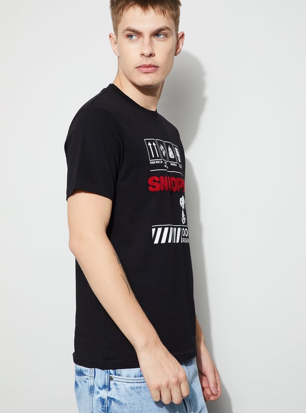 FAME FOREVER Snoopy Printed T-shirt