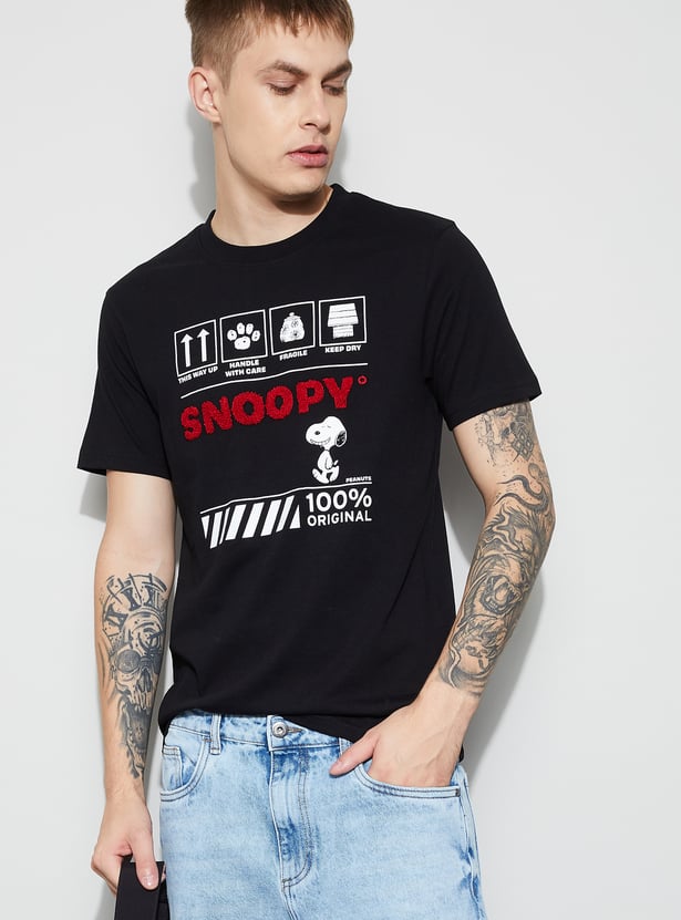 FAME FOREVER Snoopy Printed T-shirt