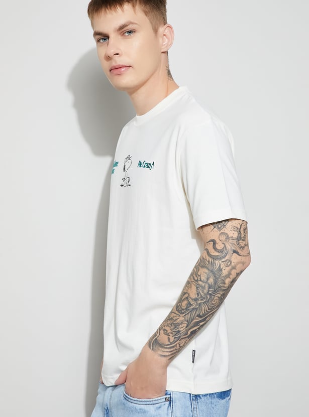 FAME FOREVER Snoopy Character T-shirt