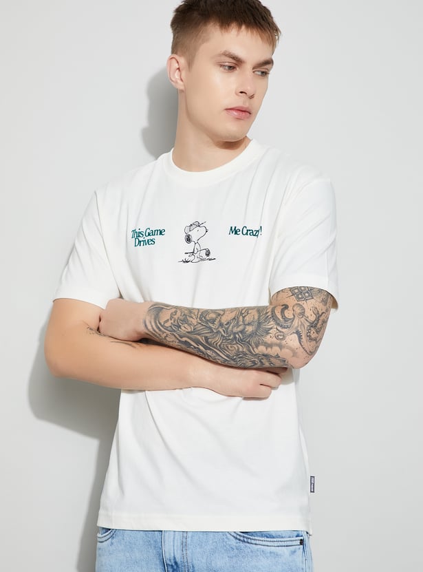 FAME FOREVER Snoopy Character T-shirt
