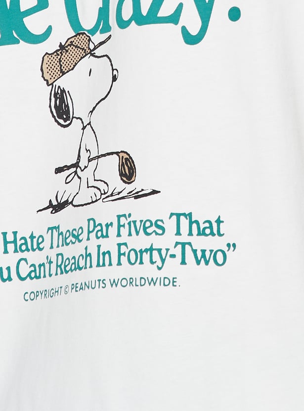 FAME FOREVER Snoopy Character T-shirt