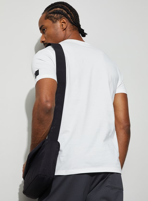 BOSSINI Graphic Print Crew Neck T-shirt