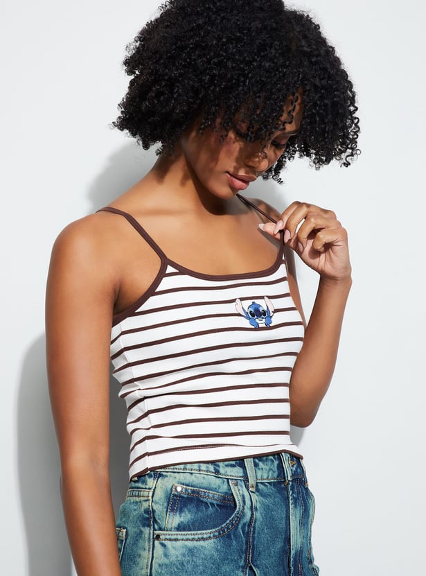 GINGER Lilo & Stitch Print Tank Top