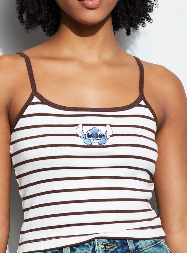 GINGER Lilo & Stitch Print Tank Top