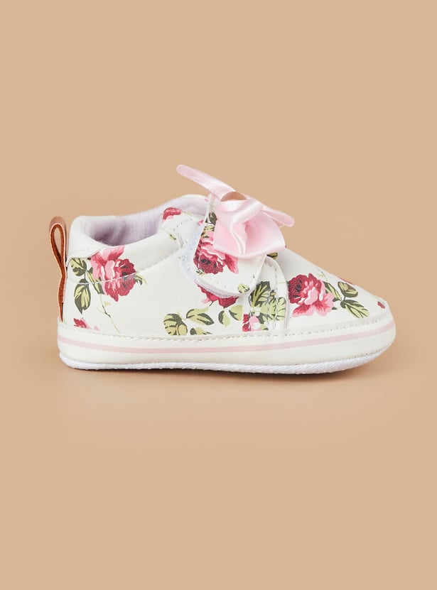 FAME FOREVER Girls Floral Print Boots