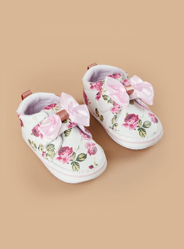 FAME FOREVER Girls Floral Print Boots