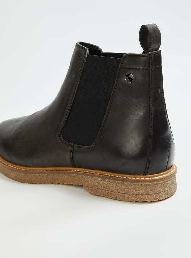 LEE COOPER Solid Chelsea Boots