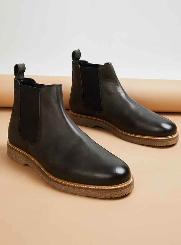 LEE COOPER Solid Chelsea Boots