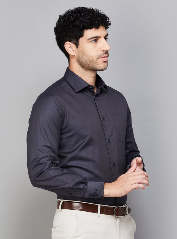 BLACKBERRYS Woven Slim Fit Formal Shirt