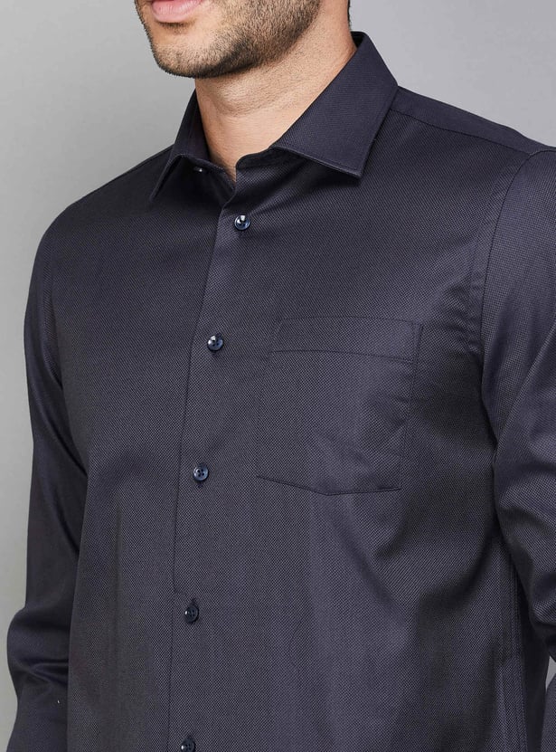 BLACKBERRYS Woven Slim Fit Formal Shirt