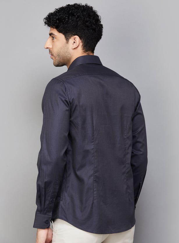 BLACKBERRYS Woven Slim Fit Formal Shirt