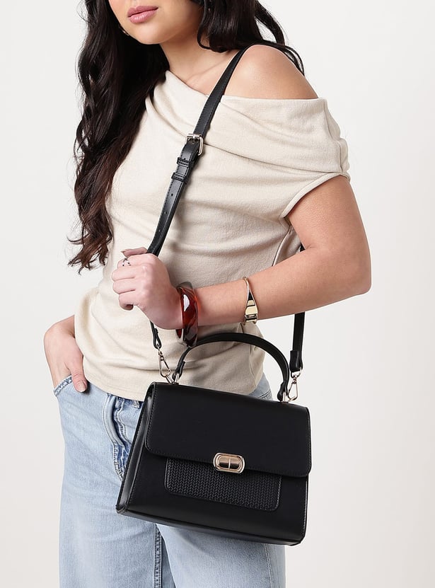 FASTRACK Textured Handheld Bag