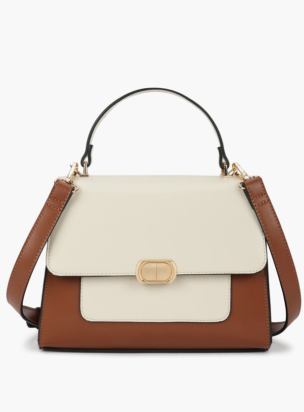 FASTRACK Colourblocked Handheld Bag