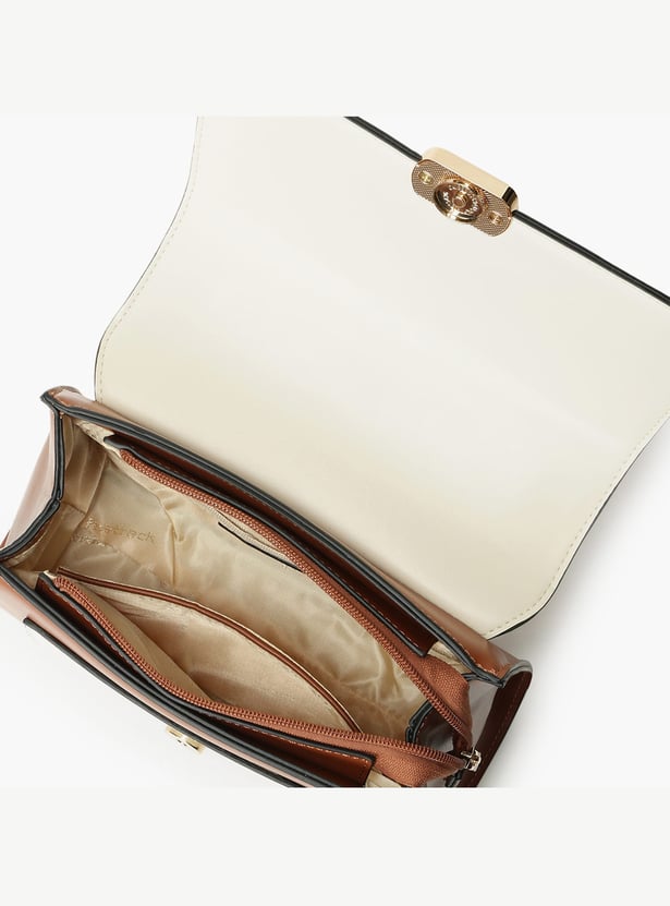 FASTRACK Colourblocked Handheld Bag