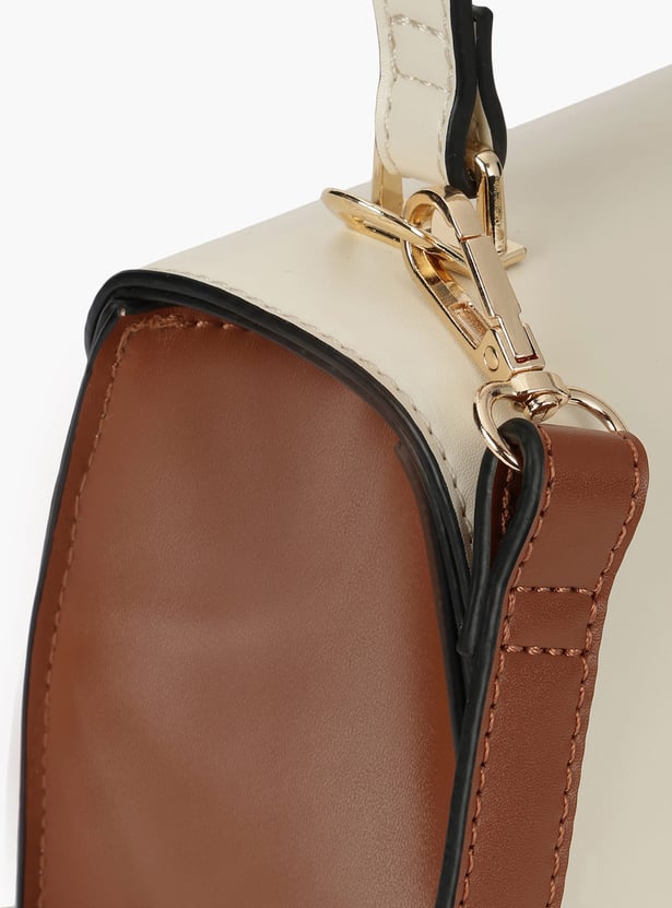 FASTRACK Colourblocked Handheld Bag