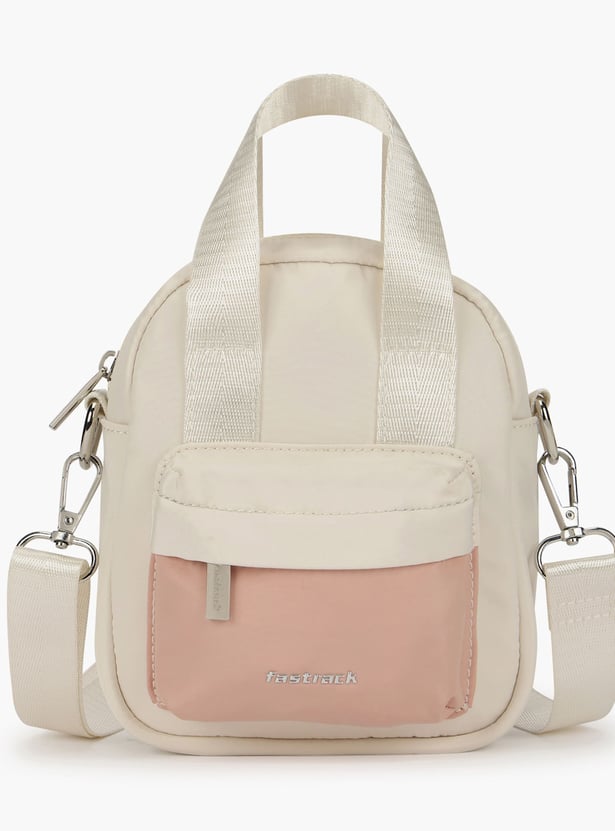 FASTRACK Colourblocked Handheld Bag