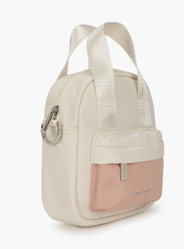 FASTRACK Colourblocked Handheld Bag