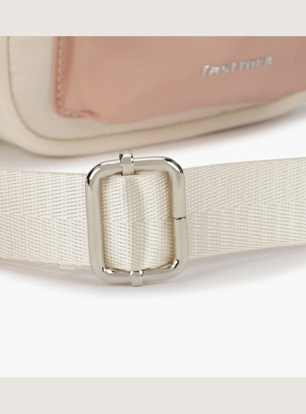 FASTRACK Colourblocked Handheld Bag