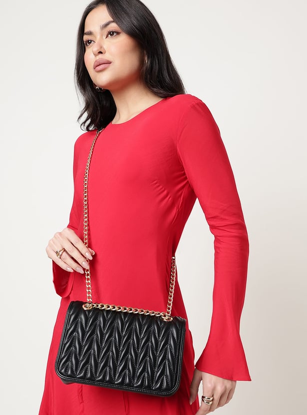 FASTRACK Quilted Shoulder Bag