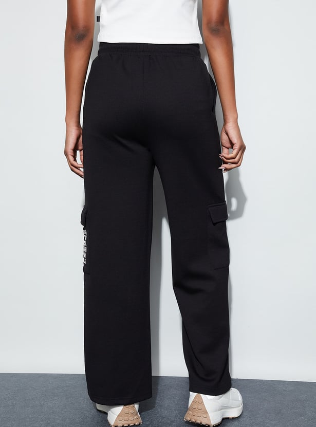 KAPPA Typographic Print Cargos