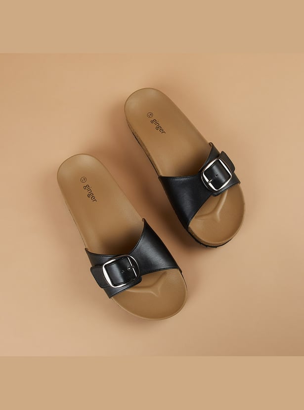 GINGER Buckle Detail Flats