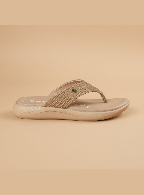 GINGER Solid Design Flip Flops