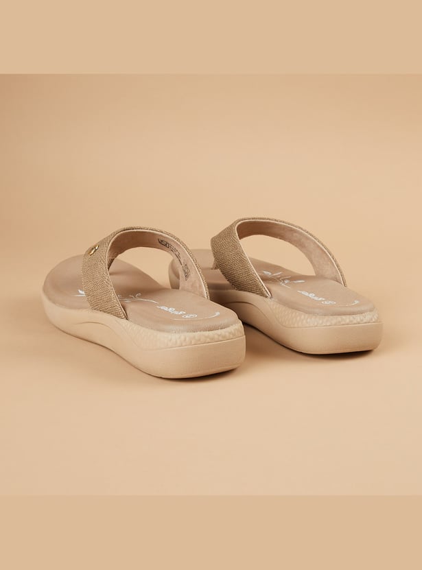 GINGER Solid Design Flip Flops
