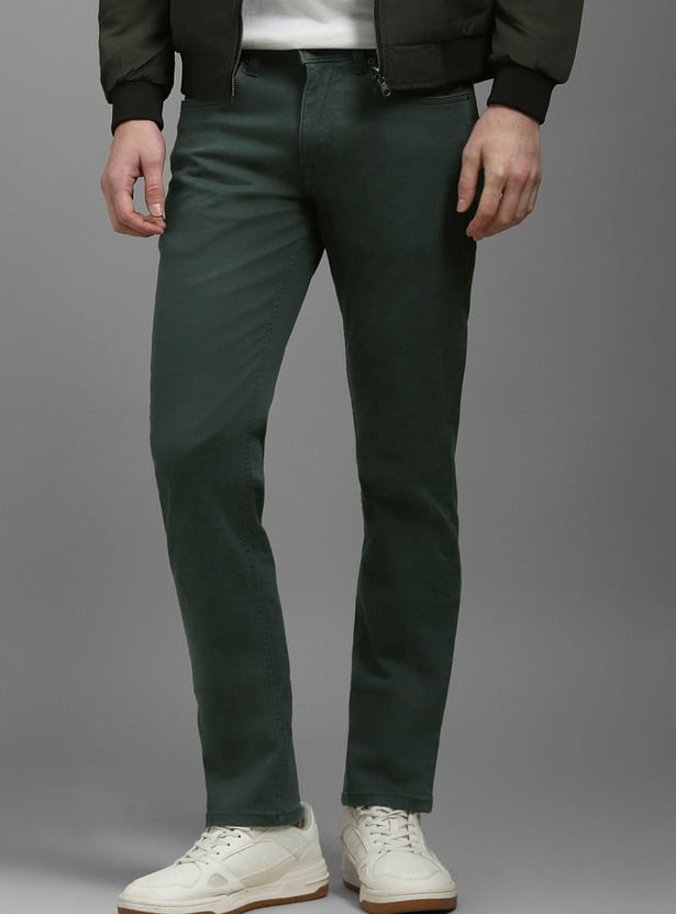 LP JEANS Solid Slim Straight Jeans