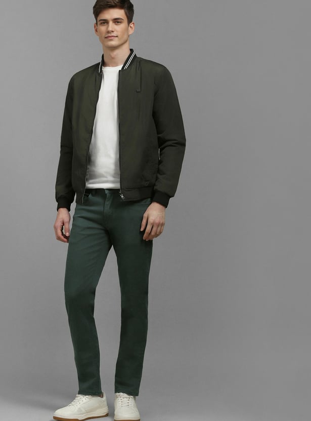 LP JEANS Solid Slim Straight Jeans