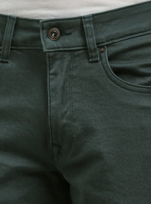LP JEANS Solid Slim Straight Jeans