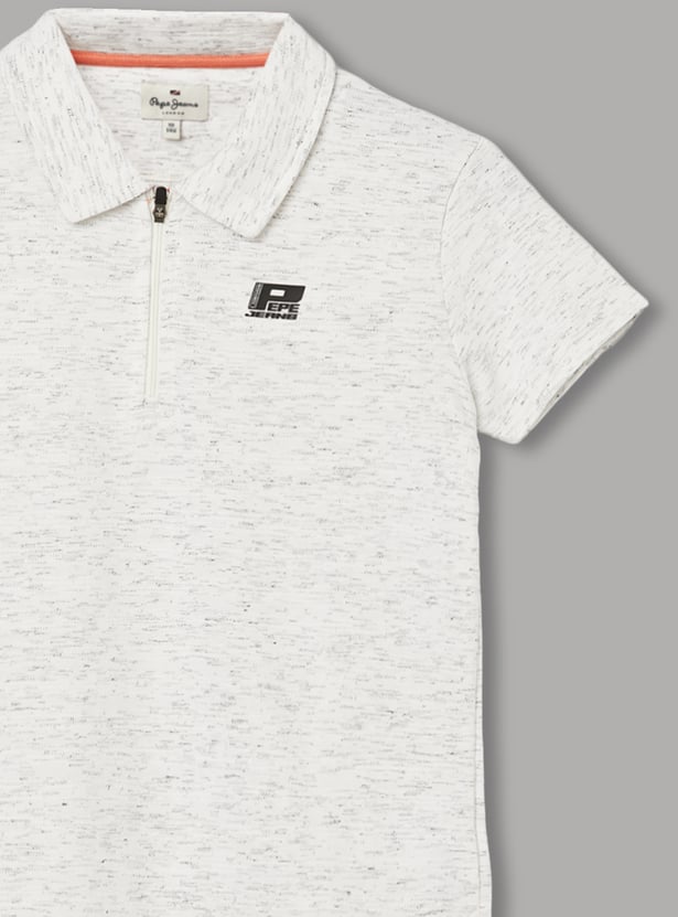 PEPE JEANS Boys Solid Polo T-shirt