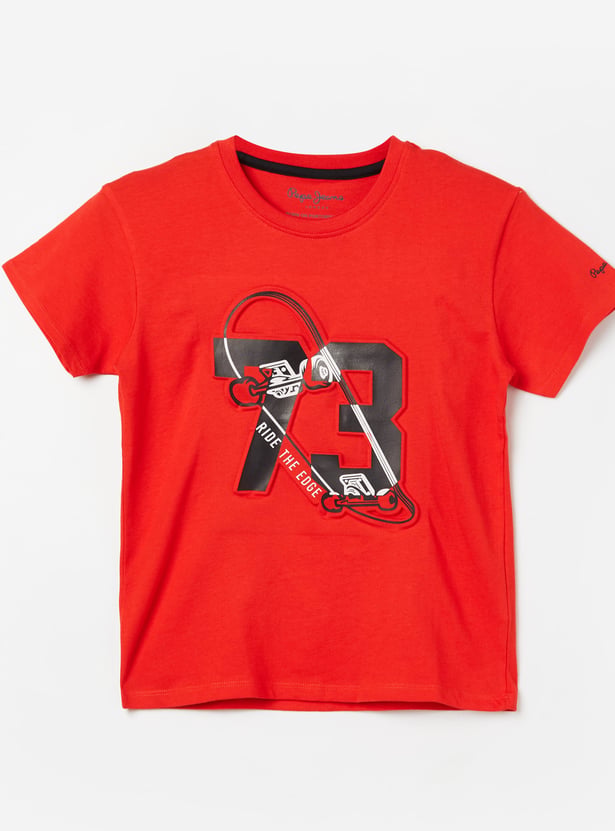 PEPE JEANS Boys Graphic Print T-shirt