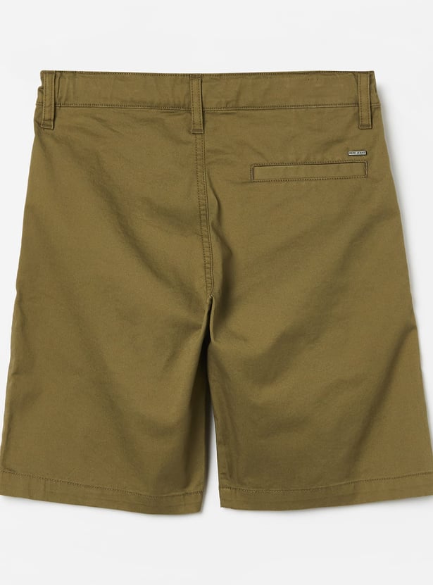 PEPE JEANS Boys Solid Regular Shorts