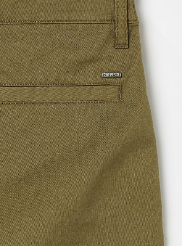 PEPE JEANS Boys Solid Regular Shorts