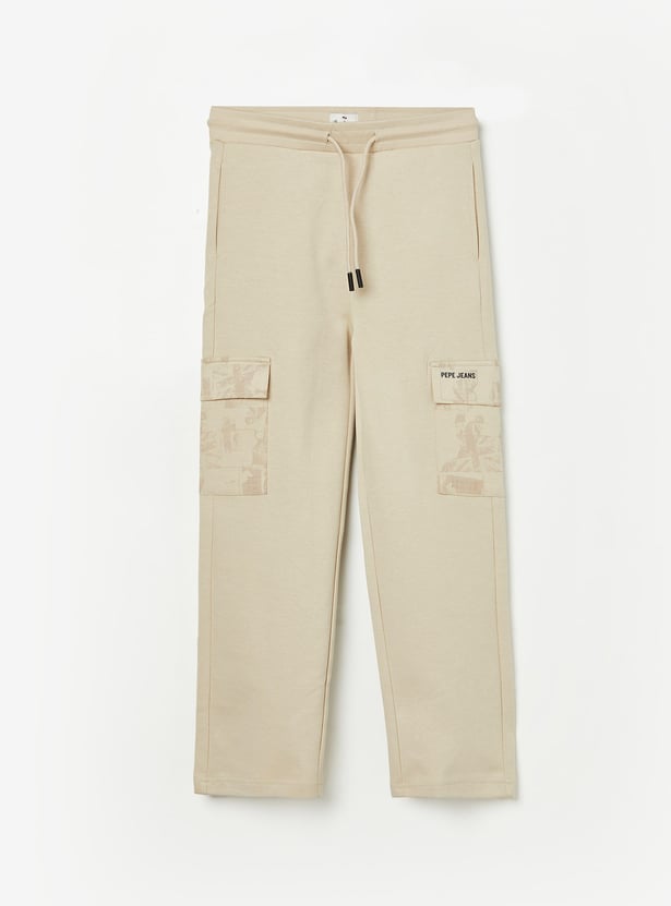 PEPE JEANS Boys Printed Track Pants