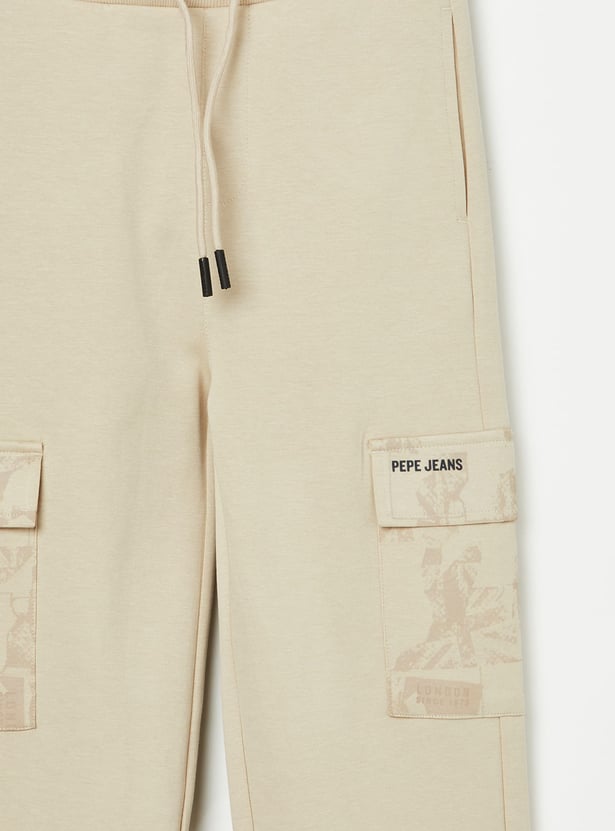 PEPE JEANS Boys Printed Track Pants