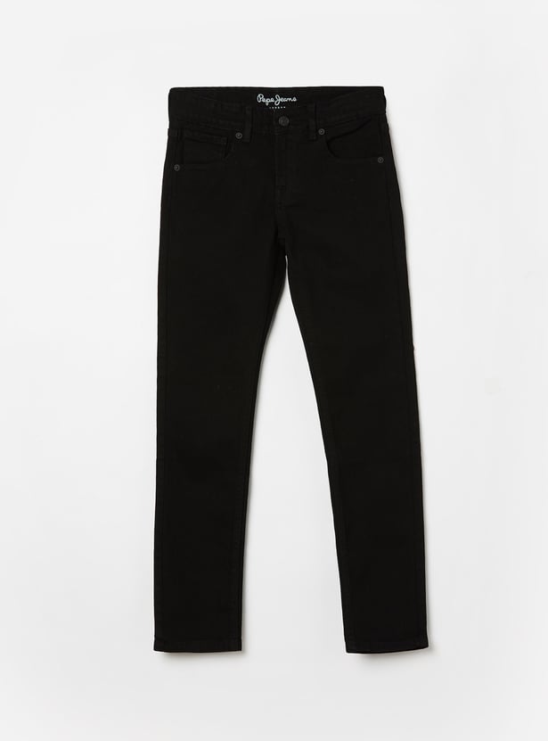 PEPE JEANS Boys Medium Wash Slim Fit Jeans