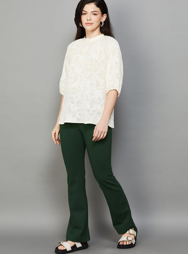 XPOSE High Rise Flare Trousers