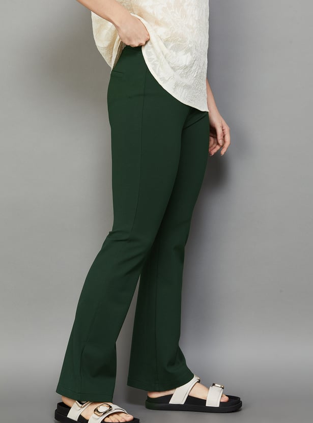 XPOSE High Rise Flare Trousers