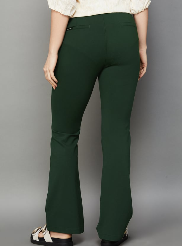 XPOSE High Rise Flare Trousers