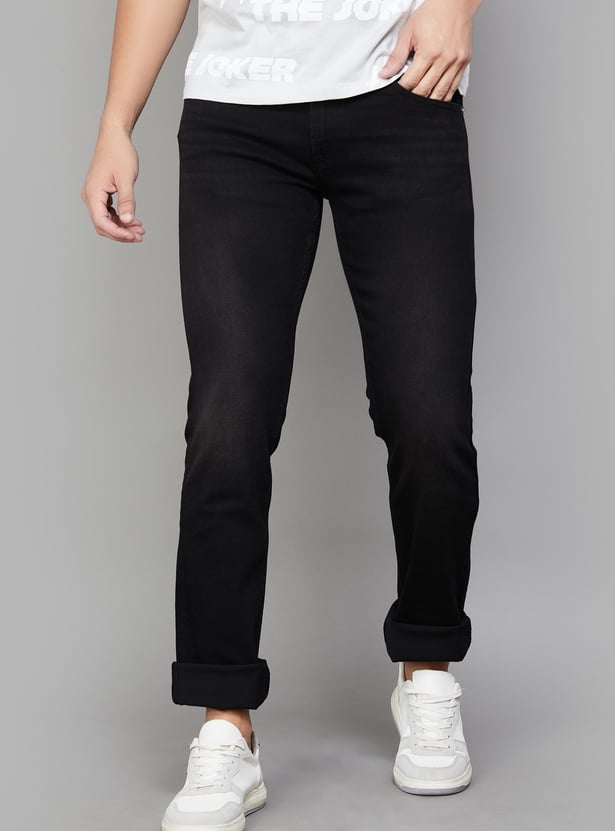 PEPE JEANS Solid Slim Straight Jeans