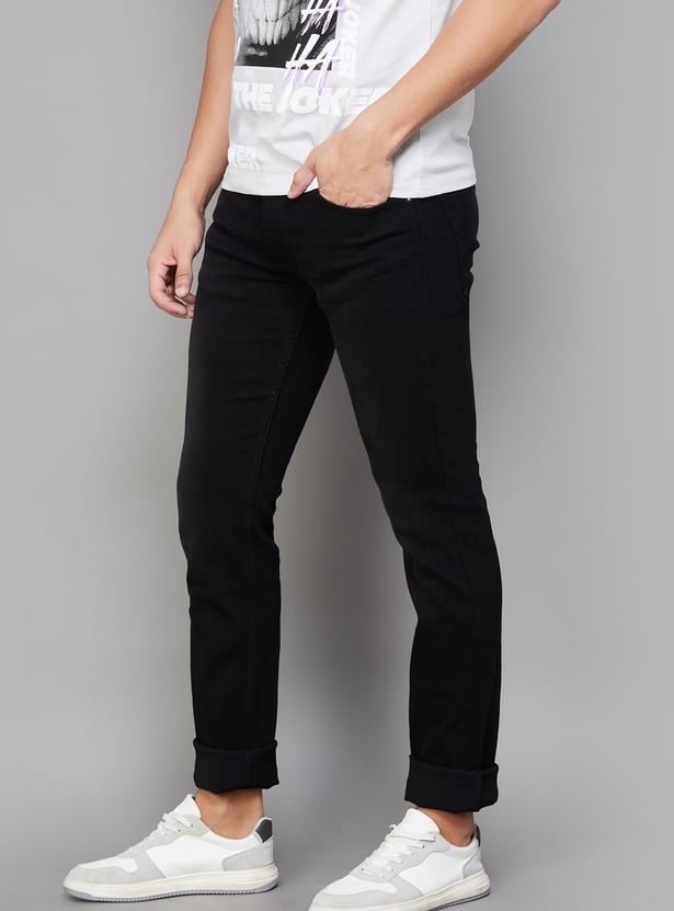 PEPE JEANS Solid Slim Straight Jeans