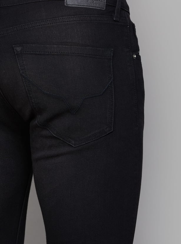 PEPE JEANS Solid Slim Straight Jeans